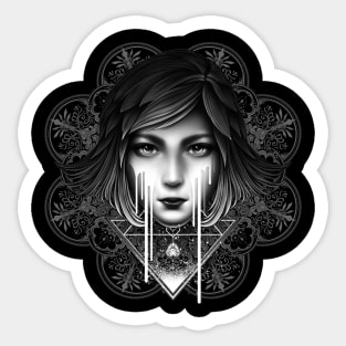 tears witch Sticker